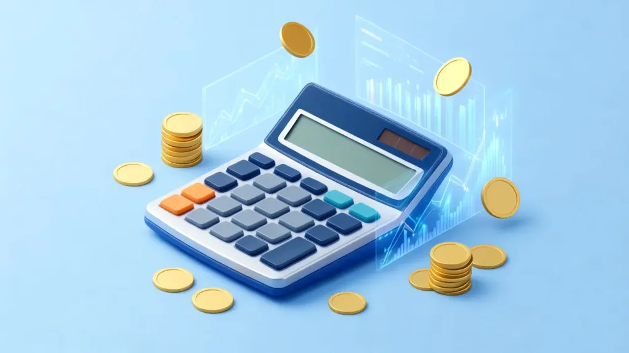 5980 brutto ile to netto? Praktyczny poradnik i wyliczenia 2026 Profesjonalny kalkulator finansowy używany do obliczenia 5980 brutto ile to netto na biurku.