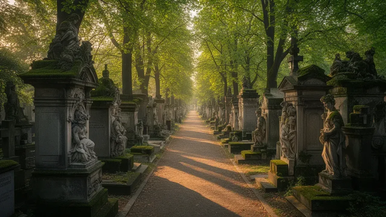 Cmentarz Rakowicki Kraków: przewodnik i historia najstarszej nekropolii Zabytkowe nagrobki i jesienna aleja na terenie zabytkowego obiektu cmentarz rakowicki kraków.
