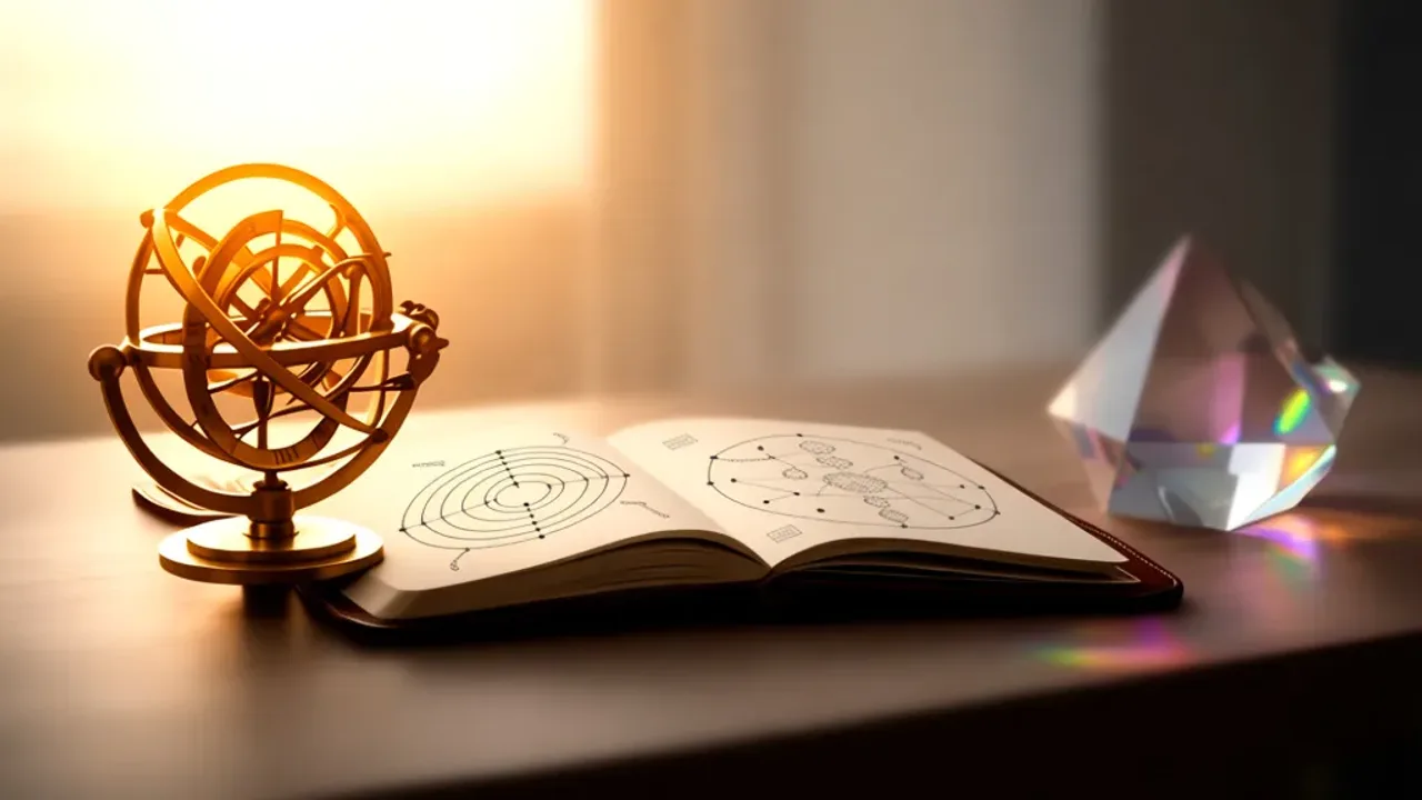 Horoskop na dzis: Twój codzienny horoskop dzienny i znaki zodiaku Złote koło zodiaku z układem planet w kosmosie jako ilustracja dla artykułu horoskop na dzis.
