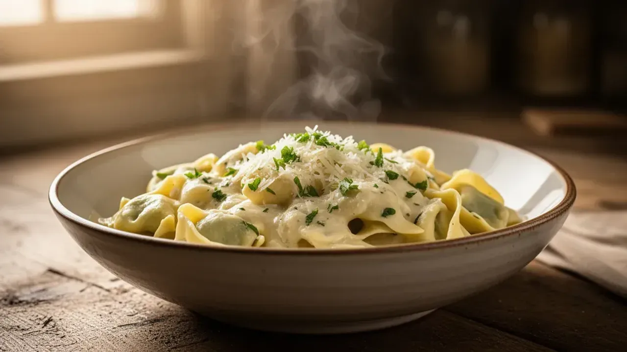 Sos do tortellini: szybki obiad, sos śmietanowy i pomidorowy [Poradnik]
